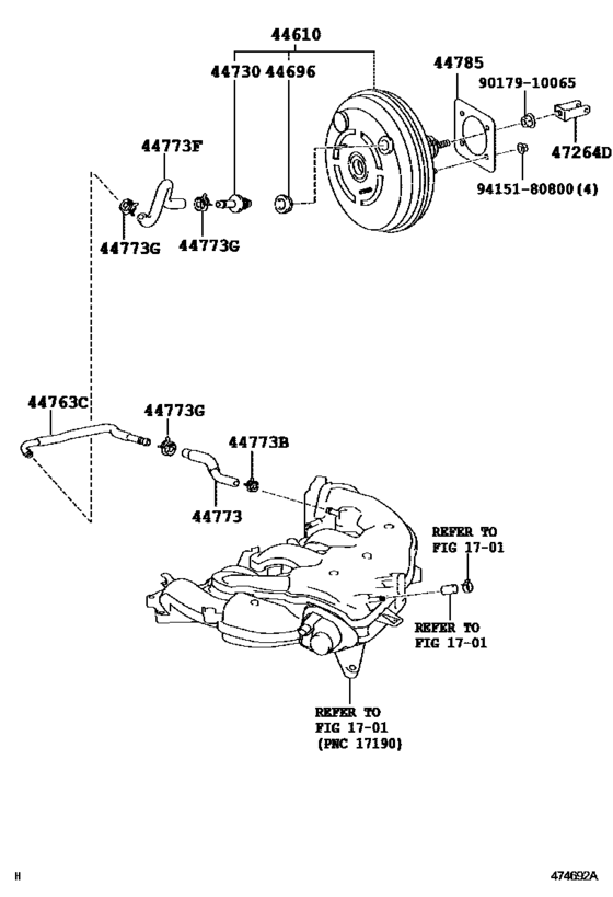 Brake Booster & Vacuum Tube