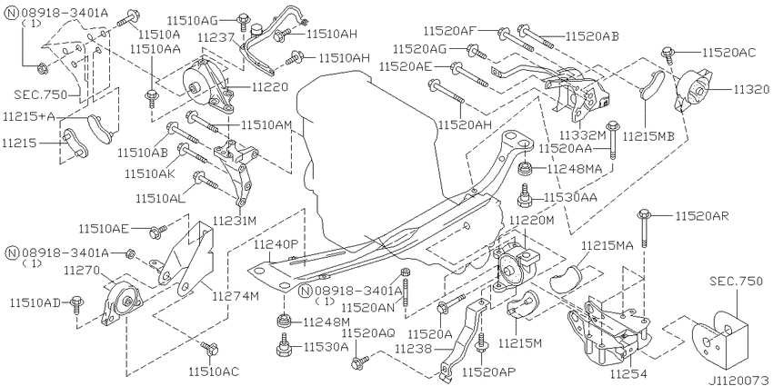 Engine & transmission   mounting