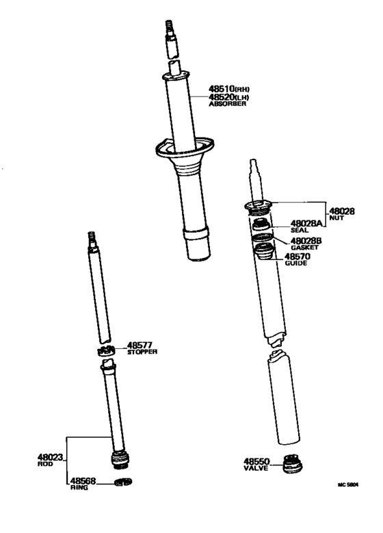 Front Spring & Shock Absorber