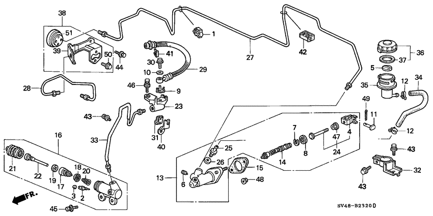Clutch master cylinder