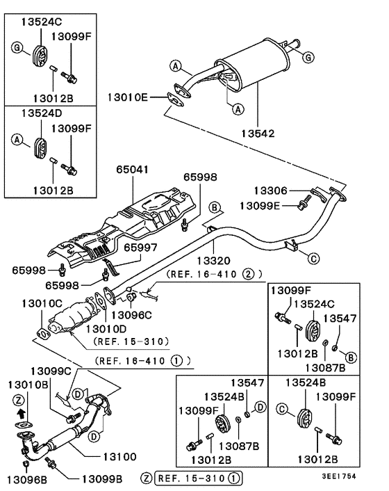 Exhaust pipe & muffler