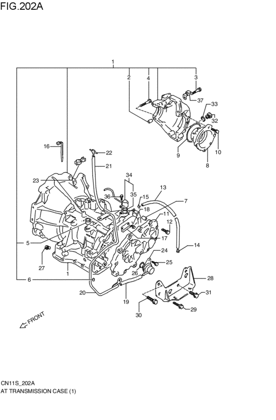 at - transmission case