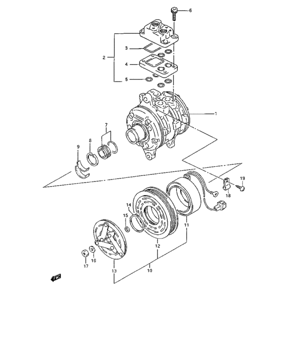Compressor and magnet clutch