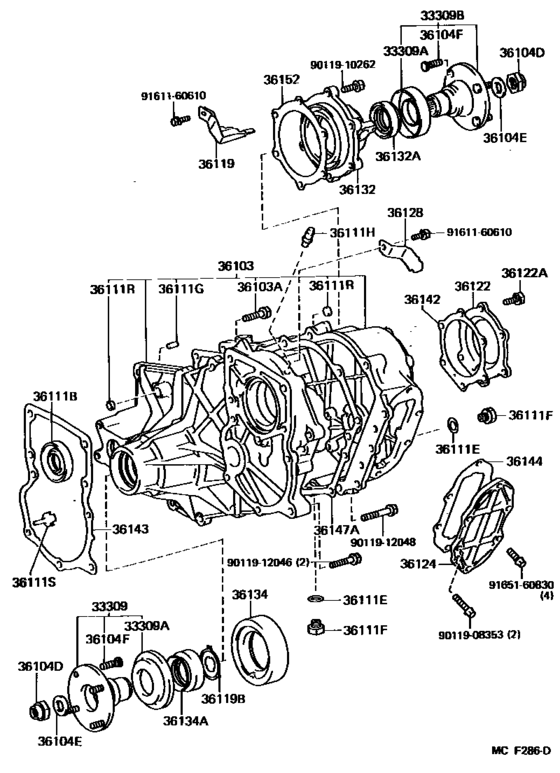Transfer Case & Extension Housing