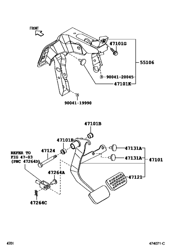 Brake Pedal & Bracket