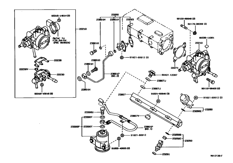 Fuel Injection System for 1987 - 1991 Toyota COROLLA AE92 | Japan sales ...