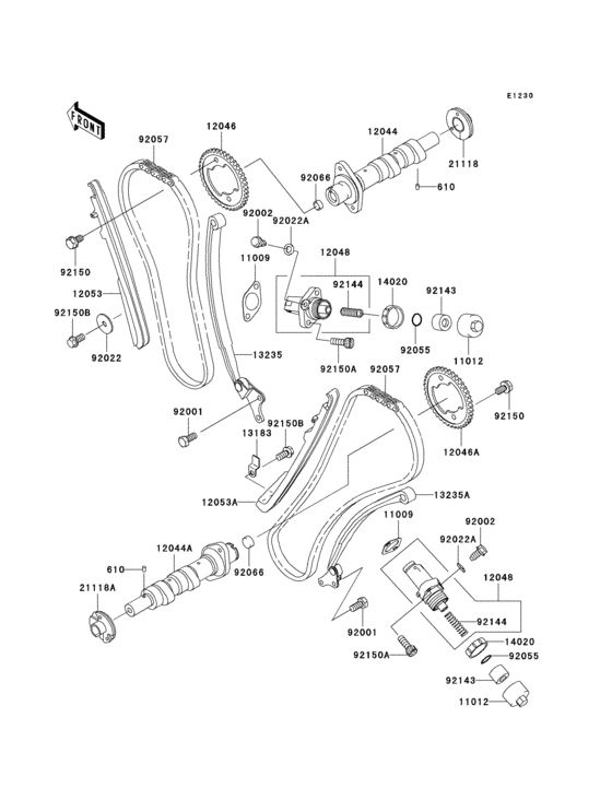 Camshaft(s)/tensioner