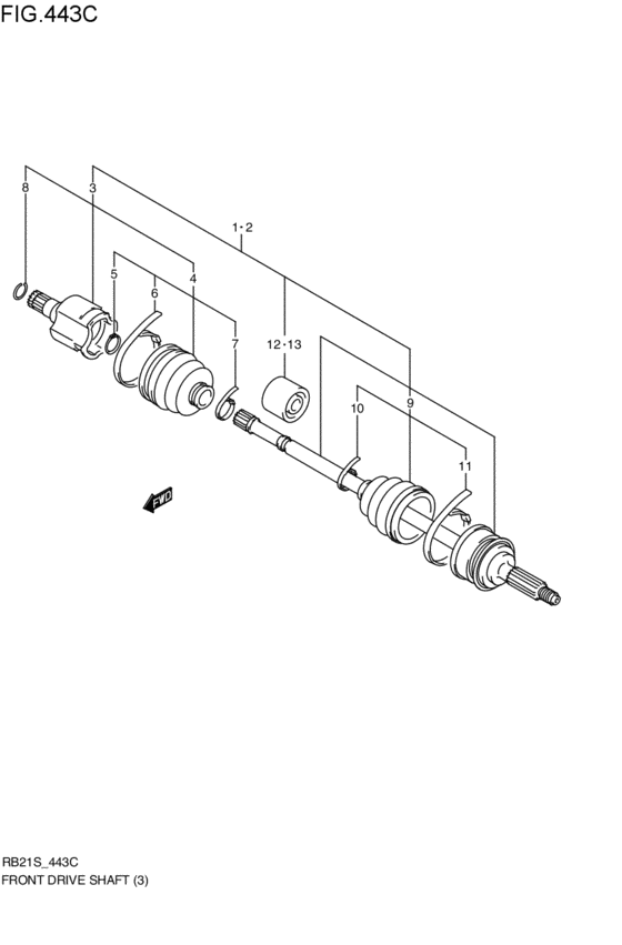 front-drive shaft