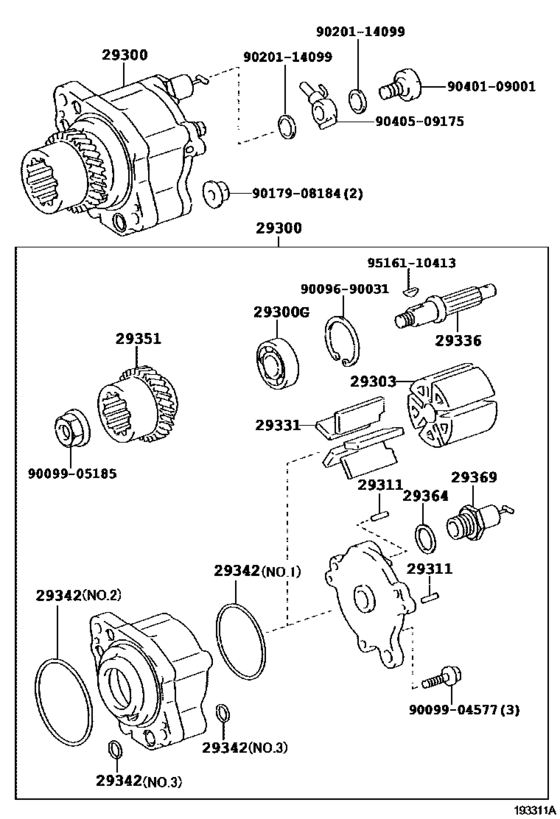 Vacuum Pump For 2009 - 2018 Toyota Land Cruiser Prado Kdj150 