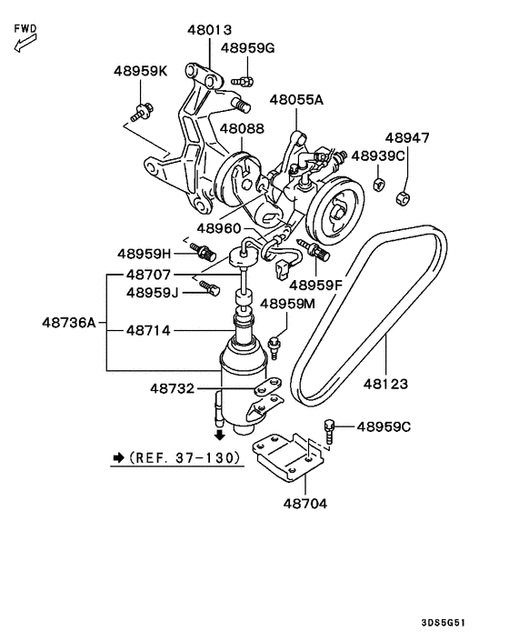 Power steering oil pump