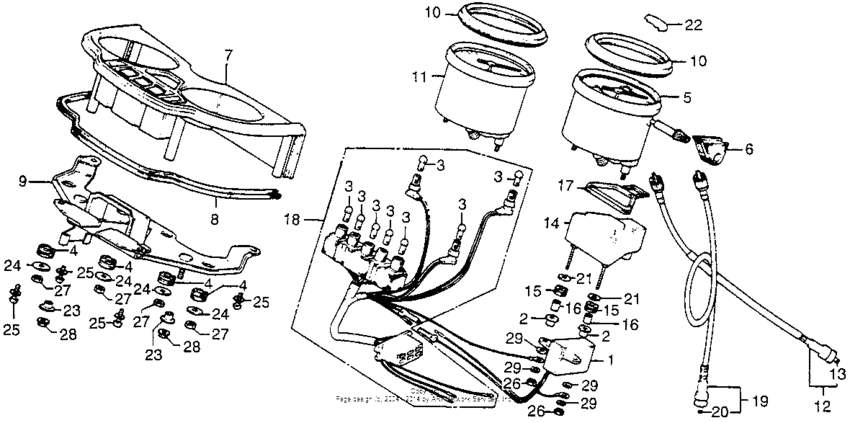 Speedometer + tachometer i
