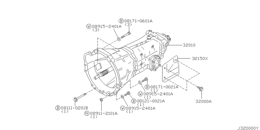 Manual transmission, transaxle & fitting