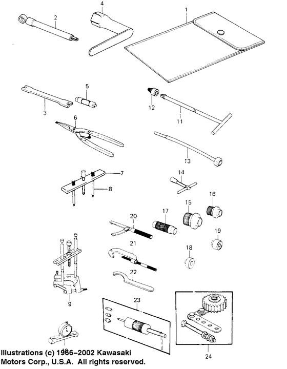 Owner tools/special service tools