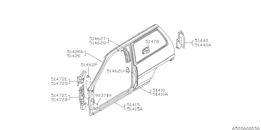 Side body outer