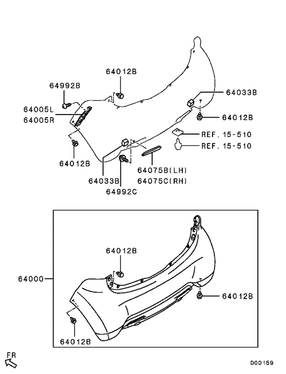 Rear bumper & support