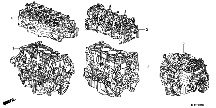 Engine assy./ transmission assy.