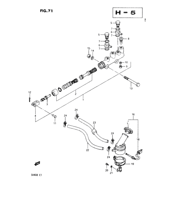 Brake master cylinder