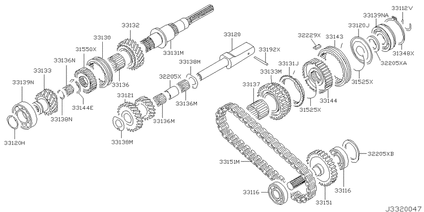 Transfer gear