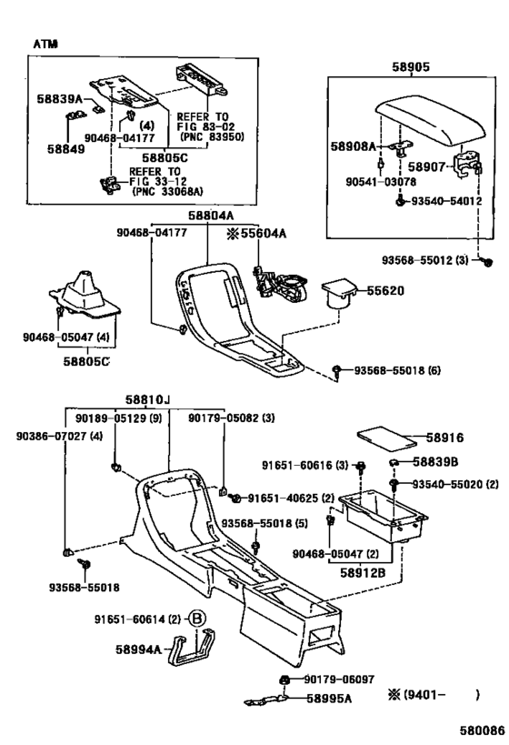Console Box & Bracket