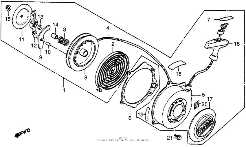 Recoil starter