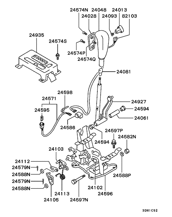 A/t floor shift linkage