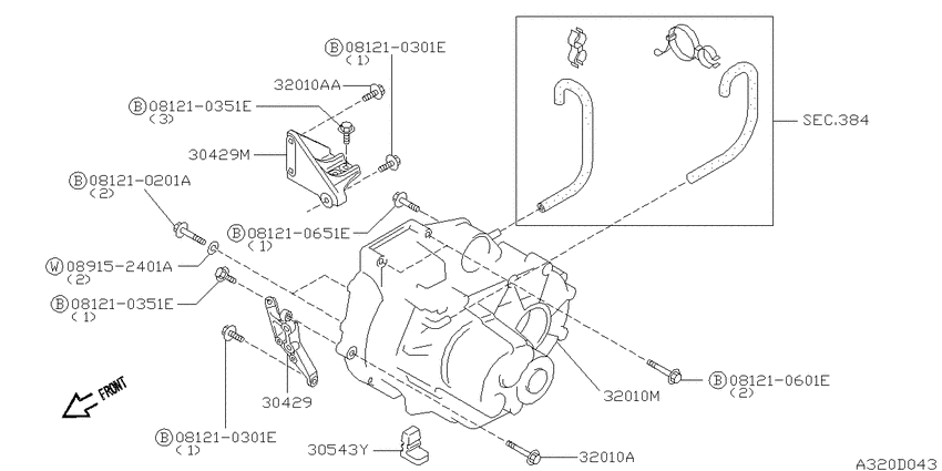 Manual transmission, transaxle & fitting
