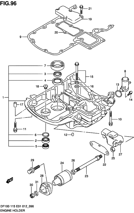 Engine holder