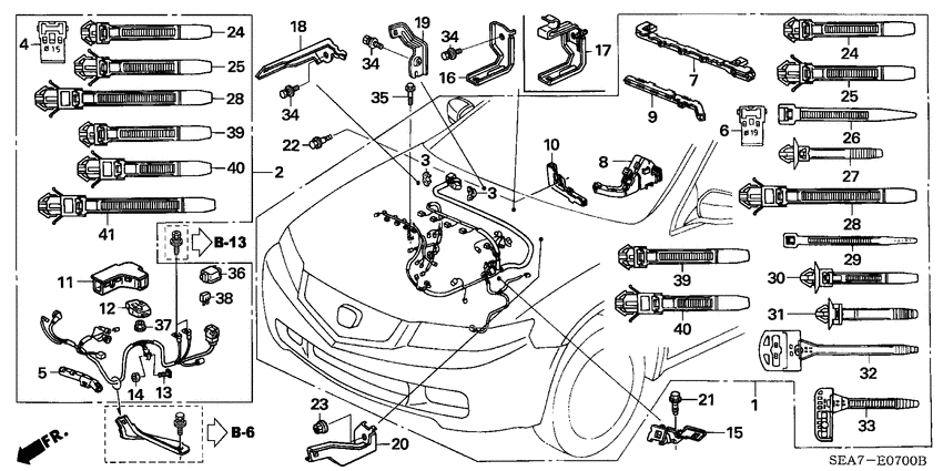 Engine wire harness