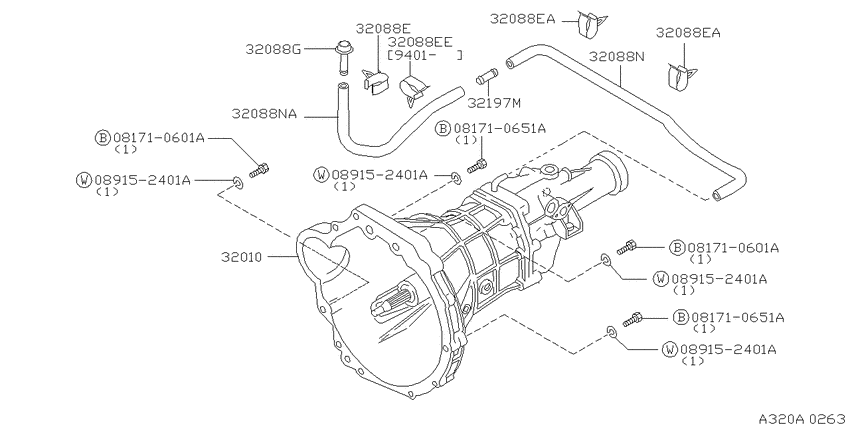 Manual transmission, transaxle & fitting