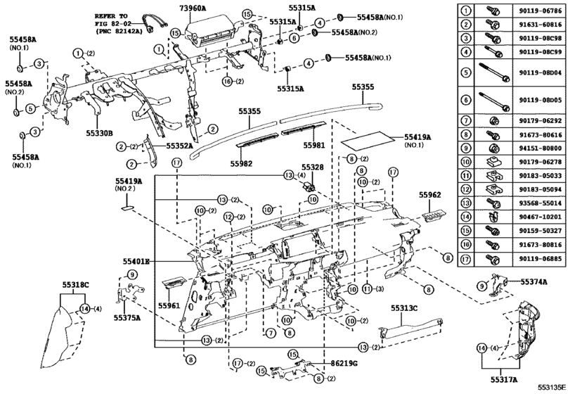 Instrument Panel & Glove Compartment
