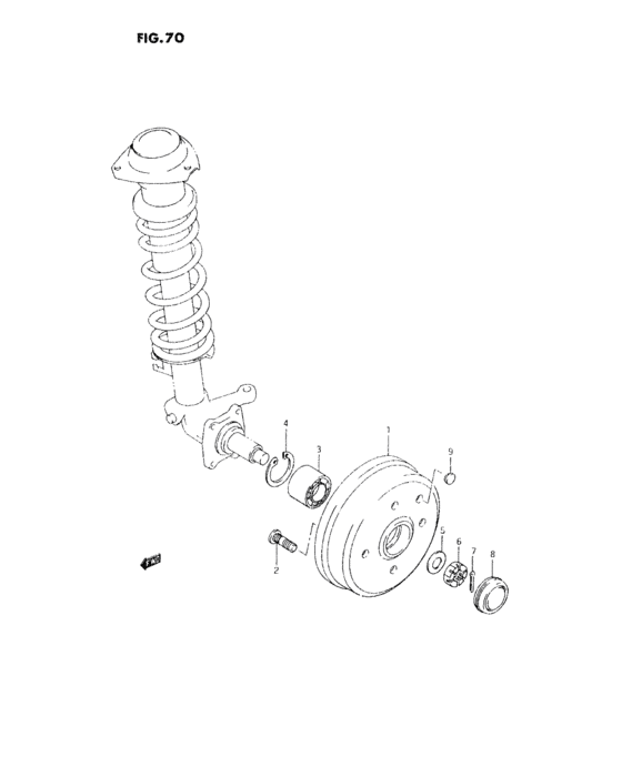 Front axle