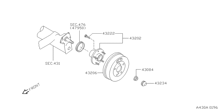 Rear axle
