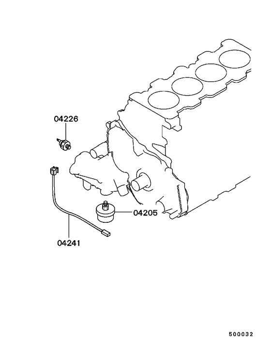 Oil press switch or gauge unit