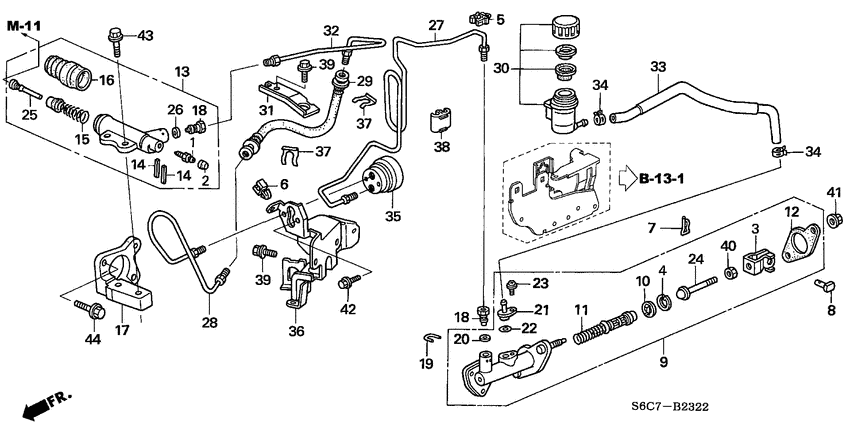 Clutch master cylinder