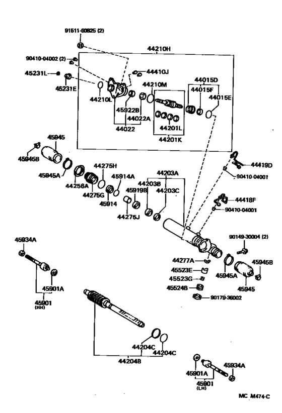 Rear Steering Gear (4Ws)