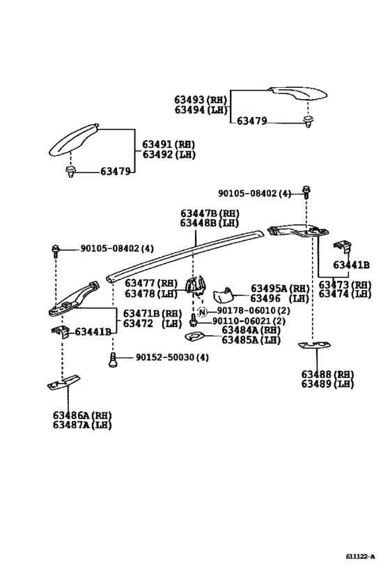 Roof Panel & Back Window Glass