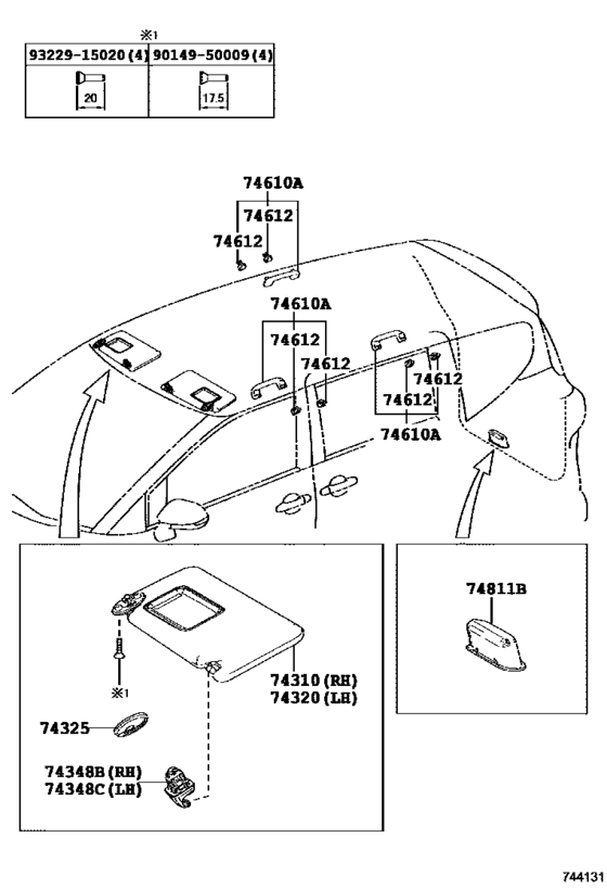 Armrest & Visor