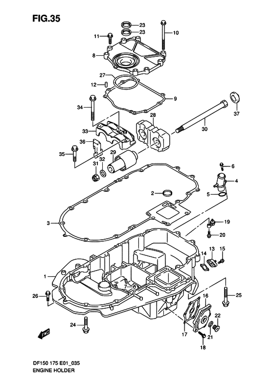 Engine holder
