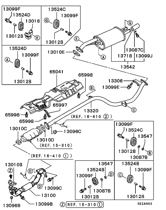 Exhaust pipe & muffler
