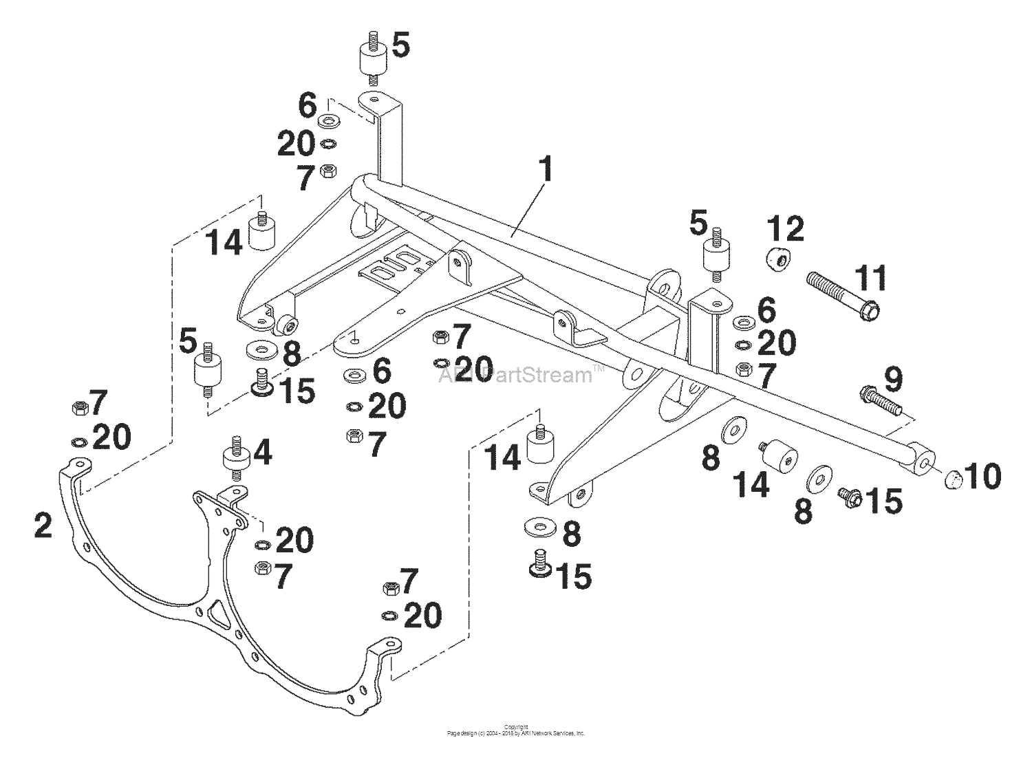 Head Light Support, Attachment