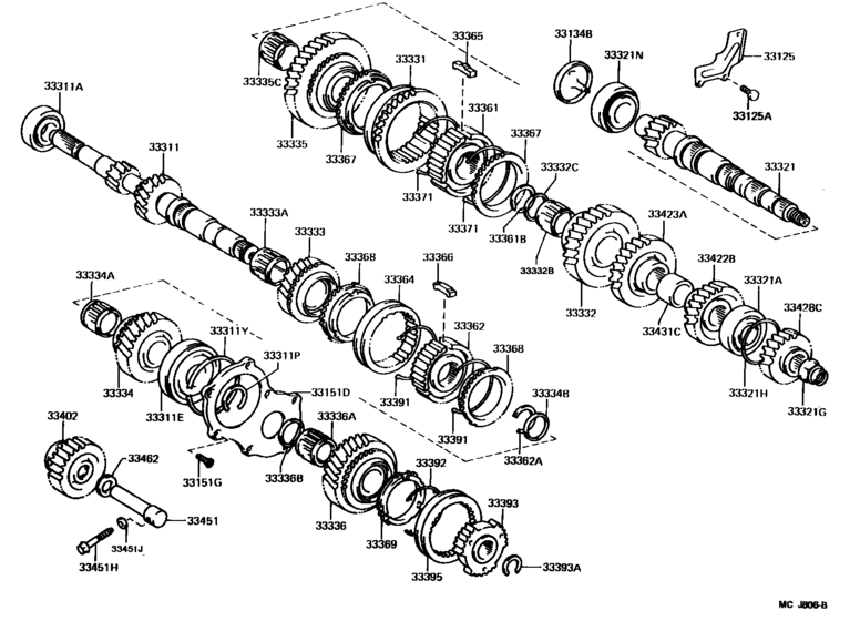 Transmission Gear (Mtm) for 1990 - 1995 Toyota MR 2/ MR-S SW20 | Europe ...