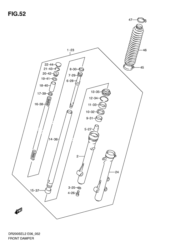 Front damper