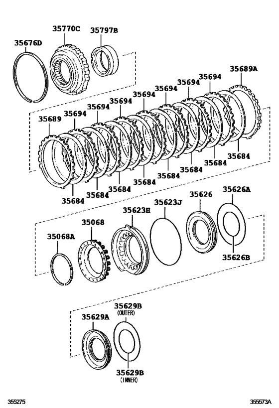 Brake No.3, 1St & Reverse Brake (Atm)