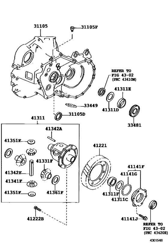 Front Axle Housing & Differential