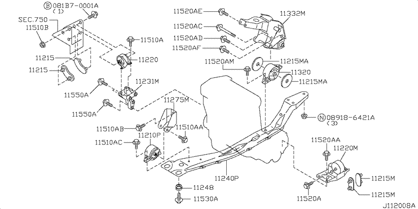 Engine & transmission   mounting