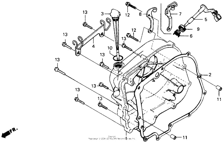 Right clankcase cover