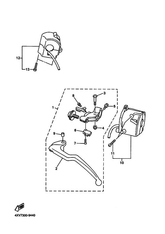 Handle switch & lever