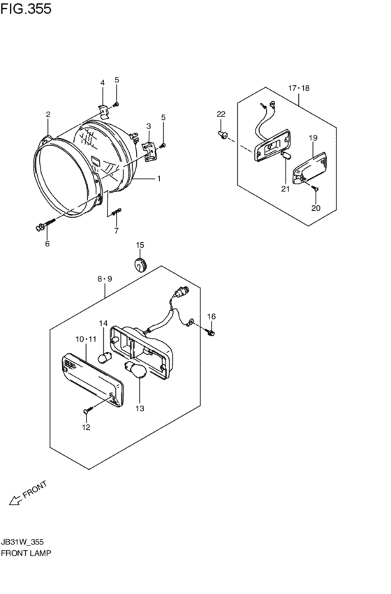front lamp