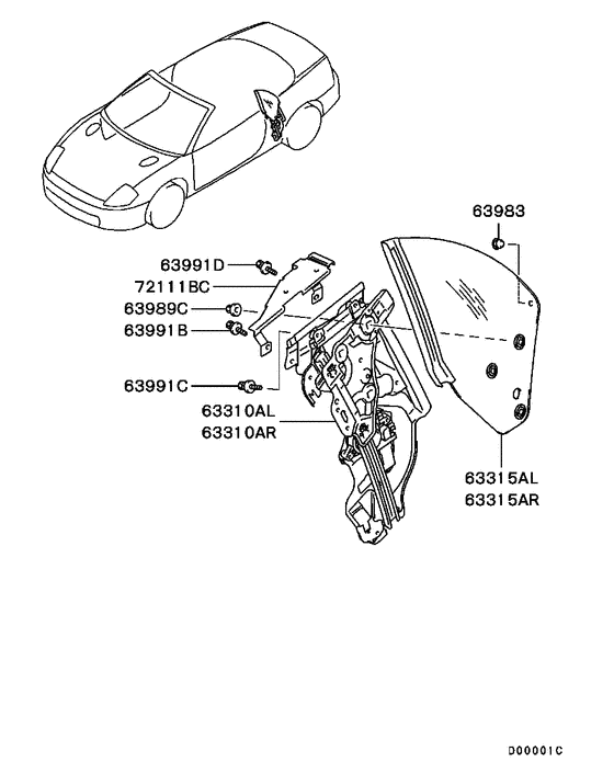 Qtr window regulator