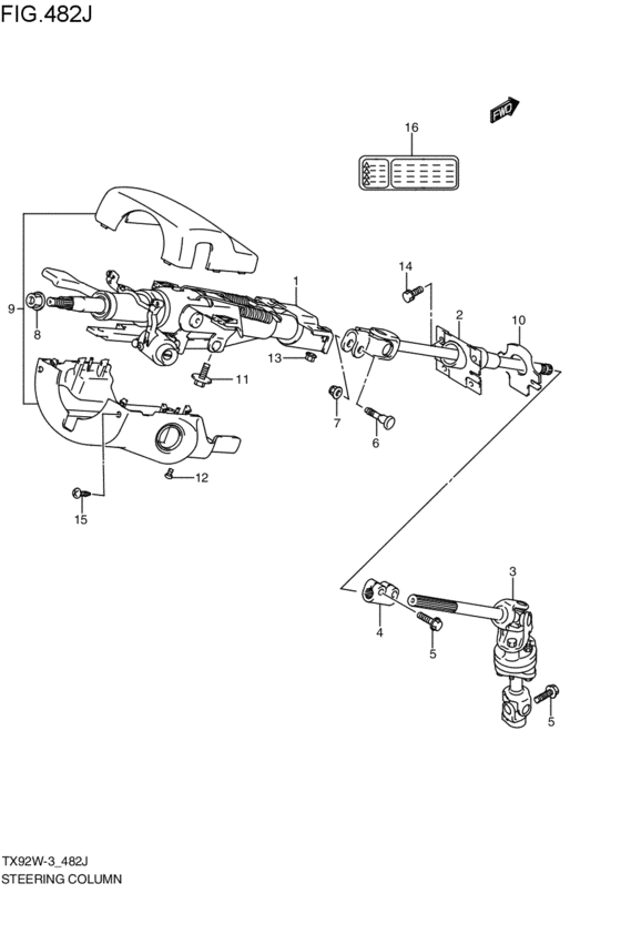 steering column